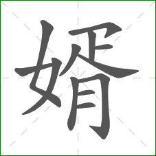 婿的部首 婿的部首