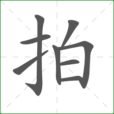 拍的部首 拍的部首