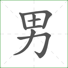 男的部首