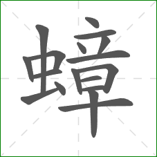 蟑的部首 蟑的部首