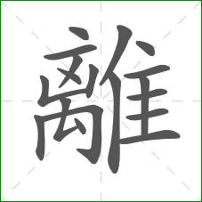 離的部首