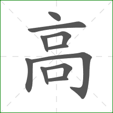 高的部首