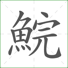 鯇的部首 鯇的部首