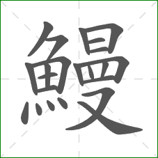 鰻的部首 鰻的部首
