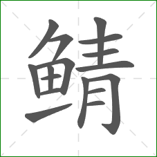 鲭的部首 鲭的部首