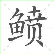 鲼的部首 鲼的部首