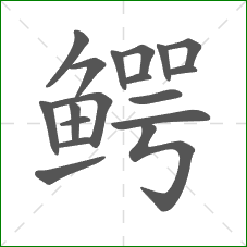 鳄的部首 鳄的部首