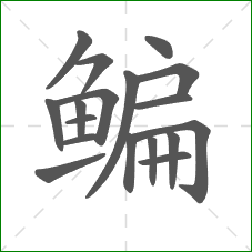 鳊的部首 鳊的部首