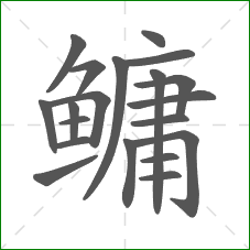 鳙的部首 鳙的部首