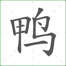 鸭的部首 鸭的部首